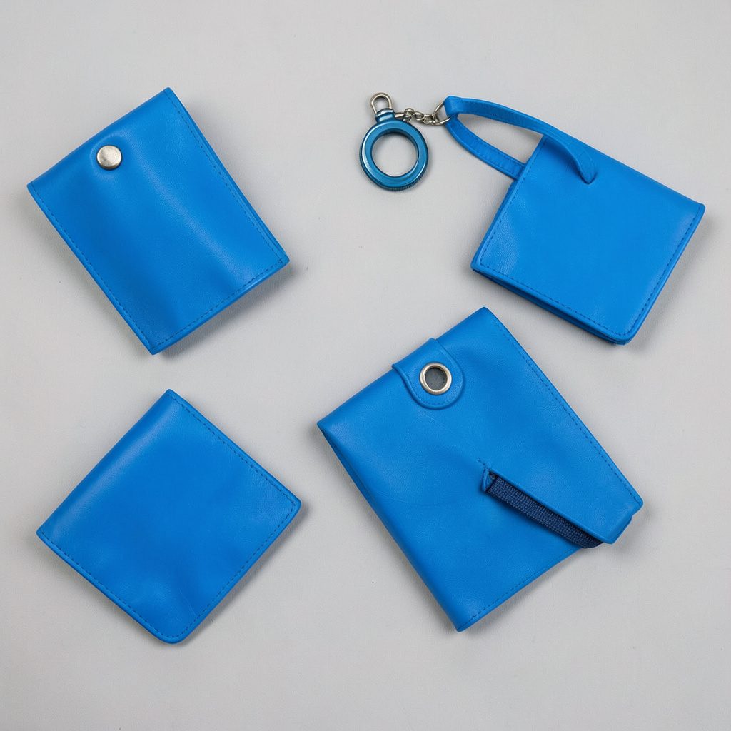 Flat-lay of a folded newspaper and a microphone on a blue surface suggesting uncensored news coverage